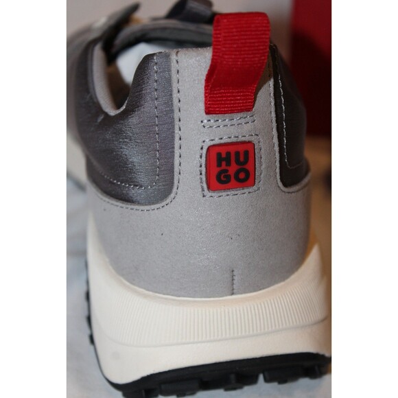 Hugo Boss Men\'s Kane Running Sneakers GRAY NIB SZ EU 45 US 12 $180